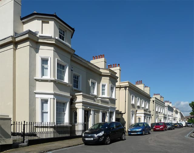 Park Terrace, Nottingham — a row of period townhouses.